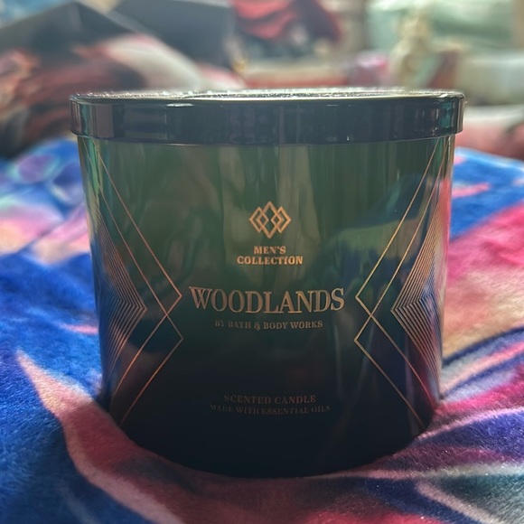 Bath & Body Works | Other | Bathbody Works Woodlands 3wick Candle ...